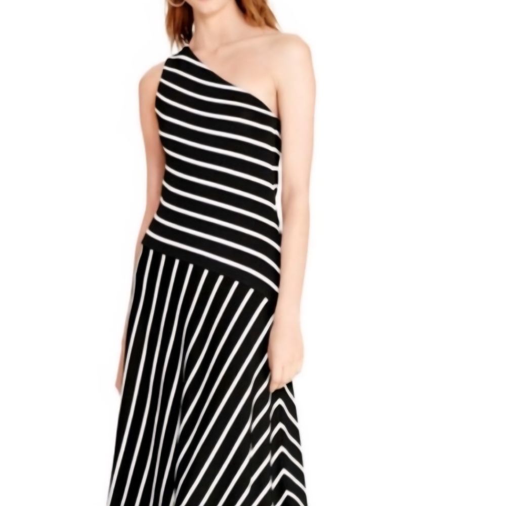 Ralph Lauren Black and White Cocktail Dress
